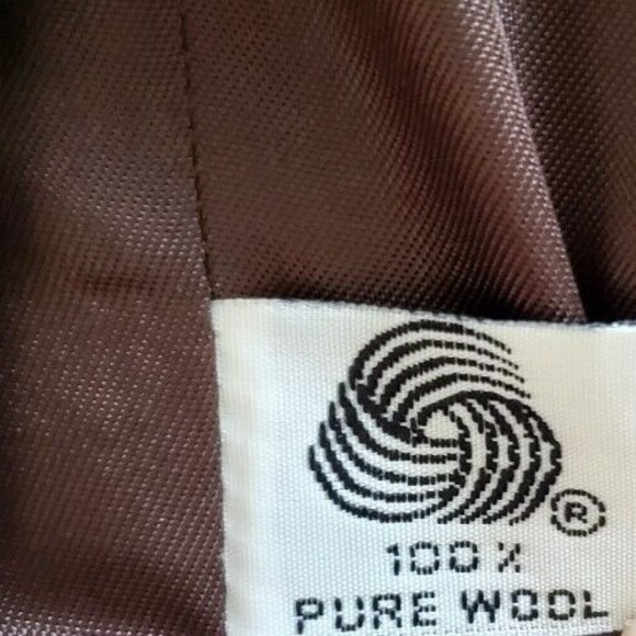 Rena Rowan For Saville Vintage 100% Wool Gray Double Breasted Jacket Blazer Sz 6 - Picture 6 of 7